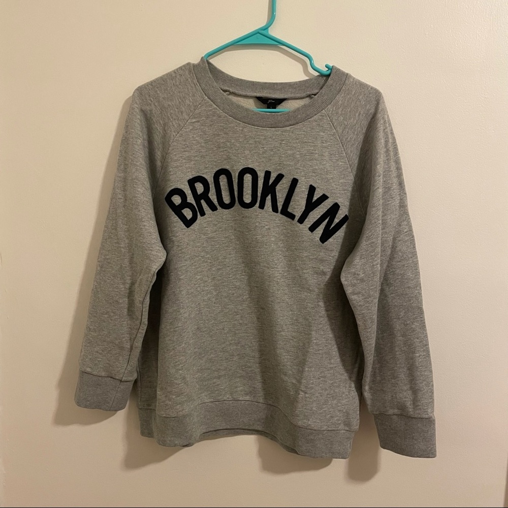 JCrew large grey sweatshirt